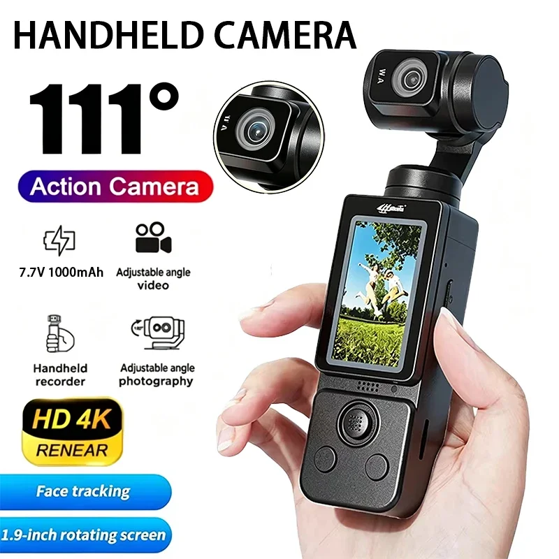 Xin Sports Equipment - H877 4K Handheld Gimbal Camera HD