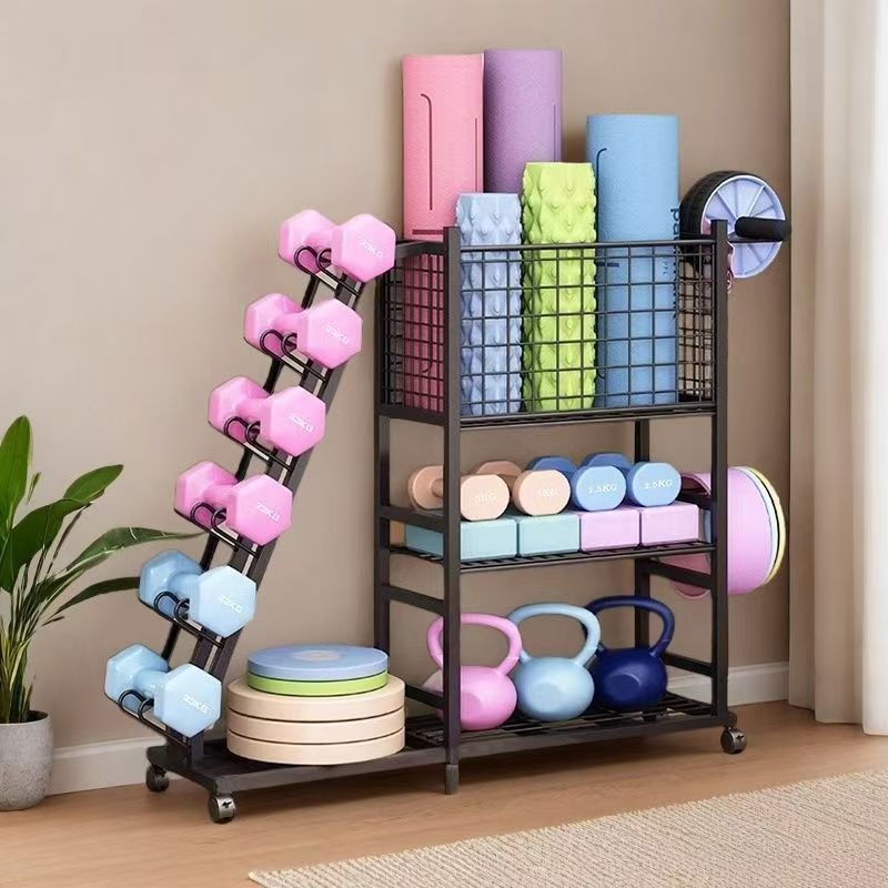Portable Wheeled Household Sto - Sports Equipment Organizer Rack ulasan dan harga