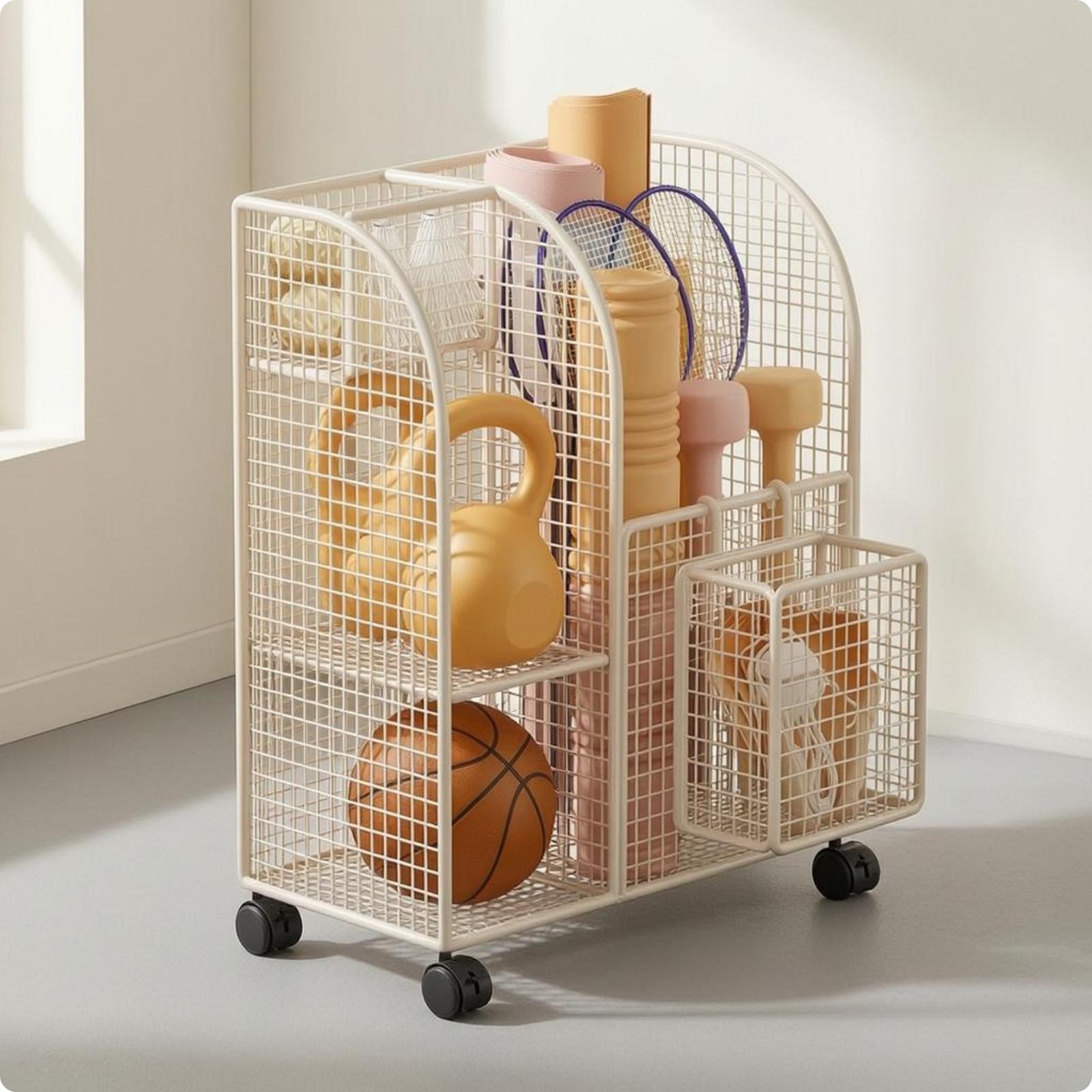 Multi Section Metal Wire Stora - Sports Equipment For Home ulasan dan harga