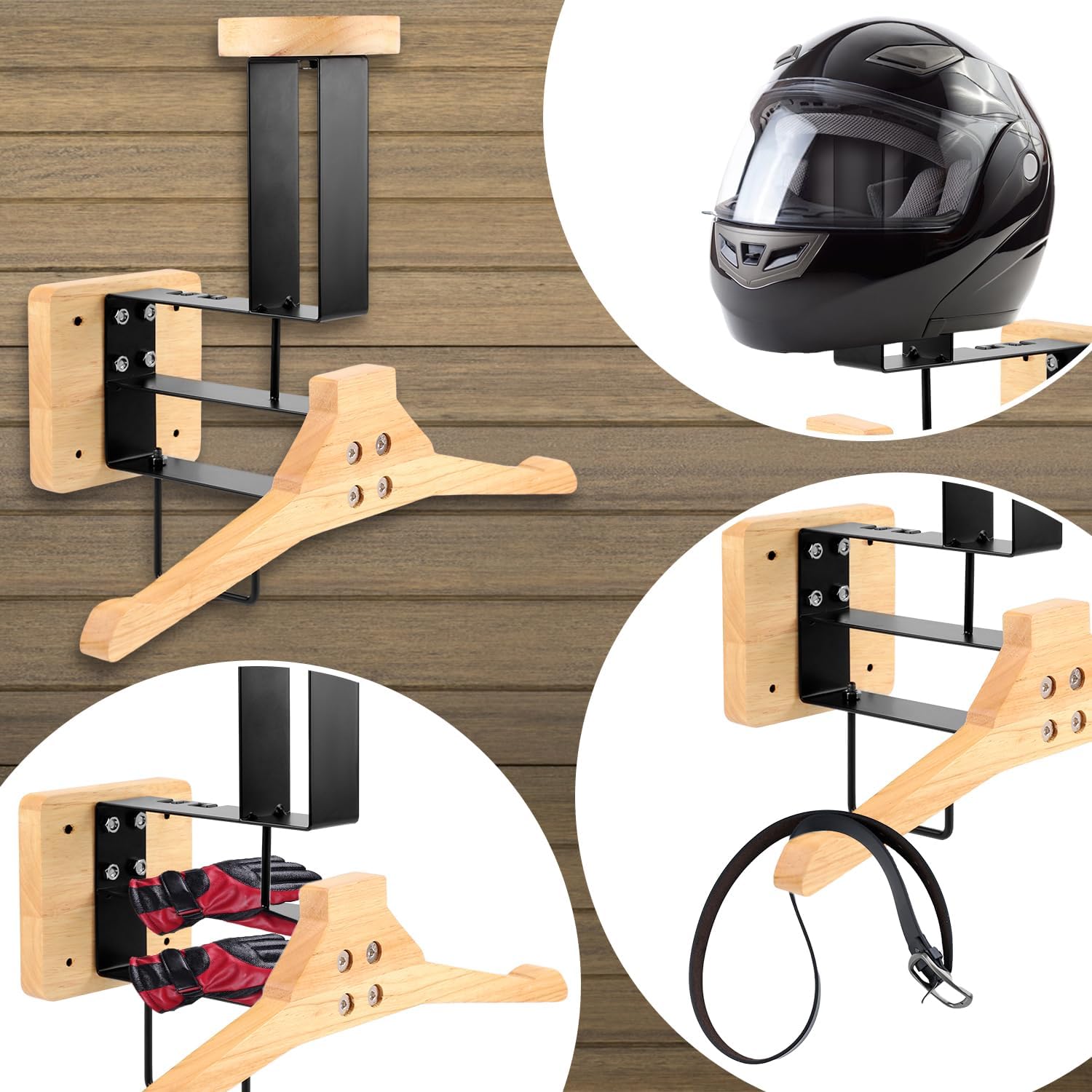 ​Motorcycle Helmet Holder Wall - Sports Equipment Organizer Rack ulasan dan harga
