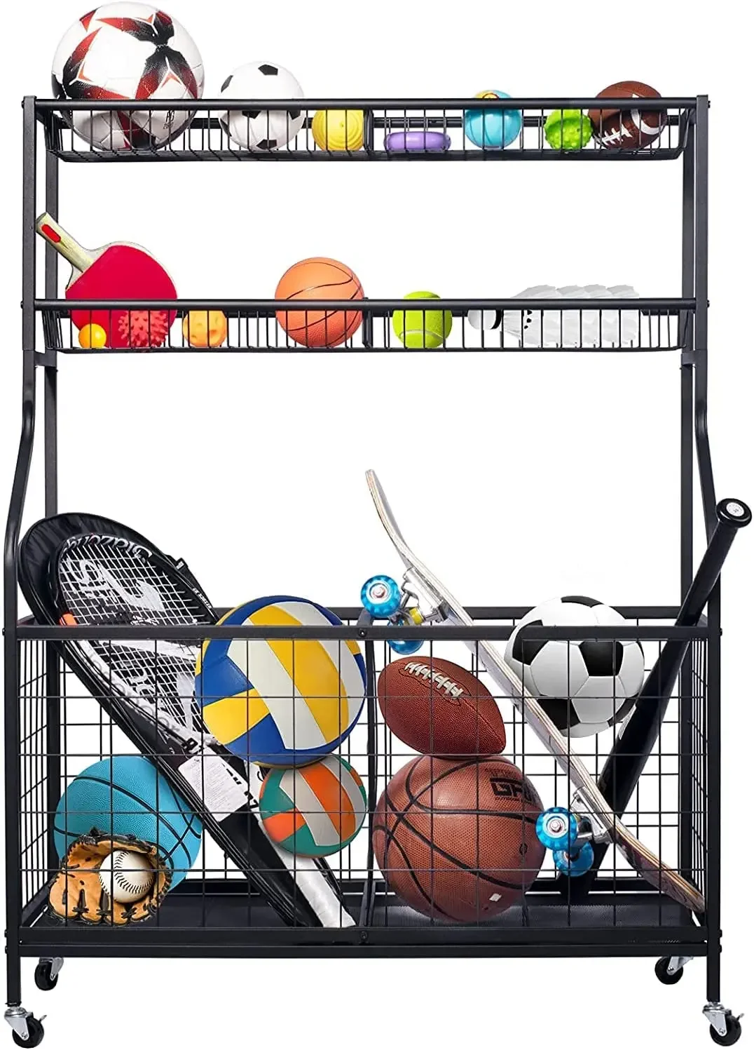 2026 Garage Sports Equipment S - Sports Equipment Organizer Rack ulasan dan harga