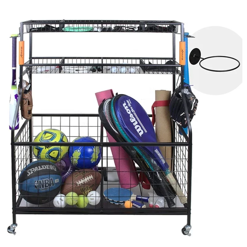 2026 Garage Sports Equipment S - Sports Equipment Organizer Rack ulasan dan harga