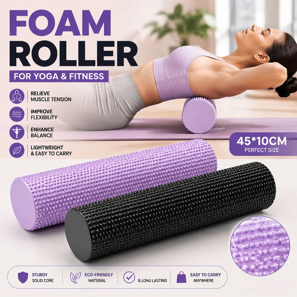 Yoga Foam Roller EVA High Dens - Sports Equipment For Home ulasan dan harga