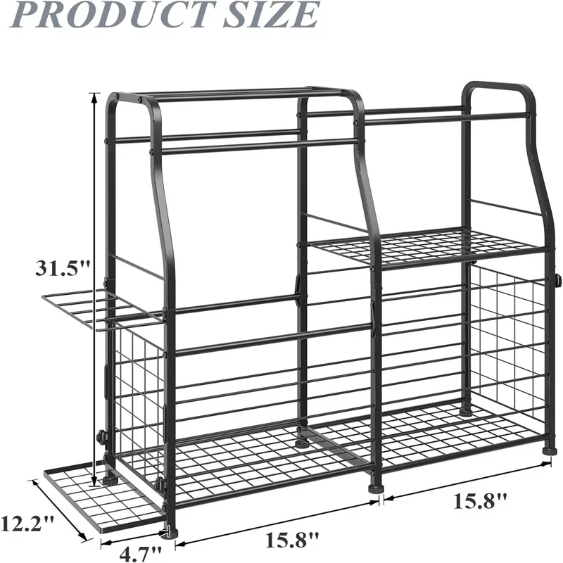 2026 Ball Storage Rack Garage  - Sports Equipment Organizer Rack ulasan dan harga